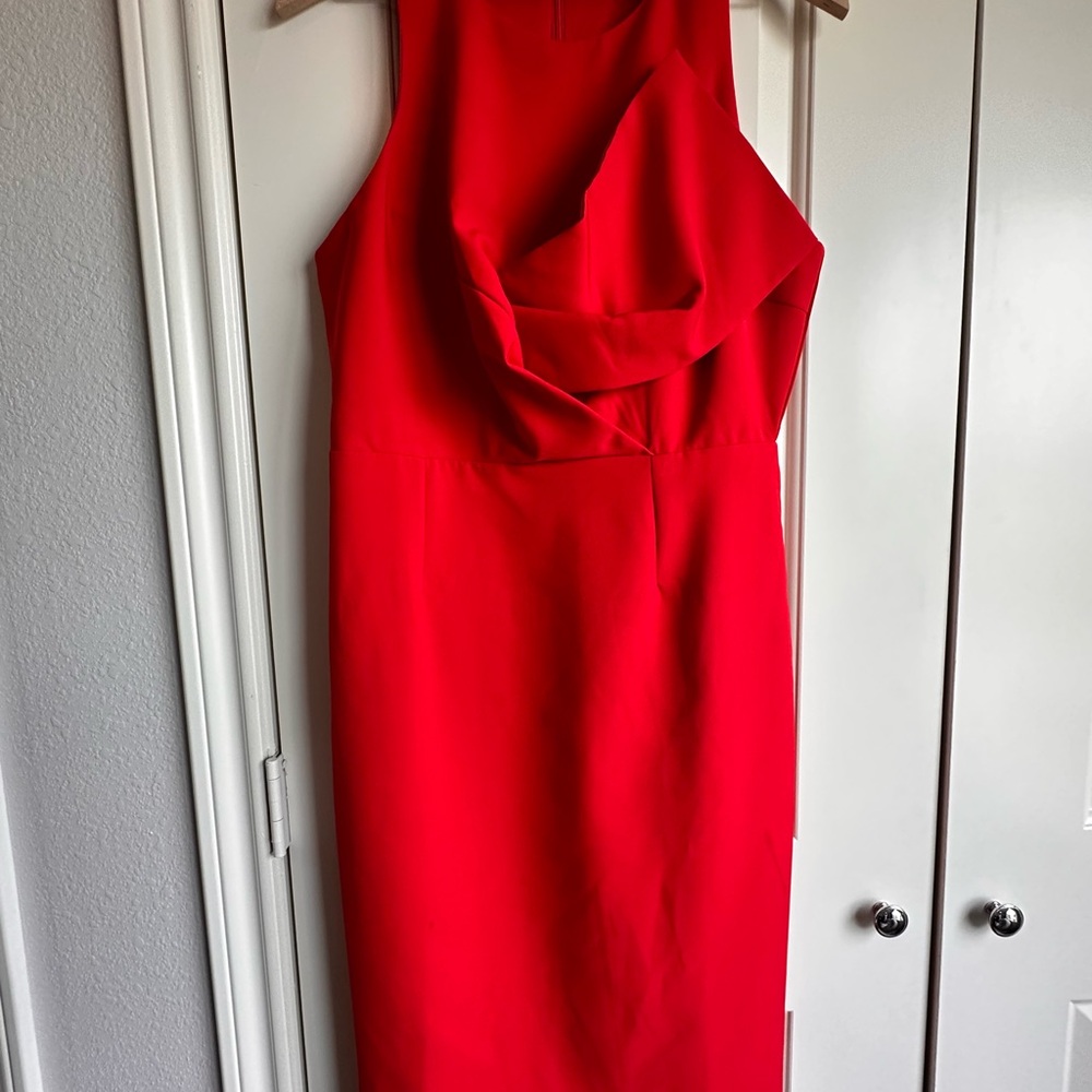 Nordstrom Do + Be women’s midi red sleeveless dress size large